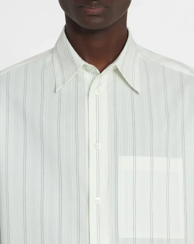 Camicia dritta in cotone Camicia dritta in cotone