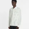 Camicia in voile di cotone con cut-out Camicia in voile di cotone con cut-out