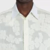 Camicia in voile di cotone con cut-out Camicia in voile di cotone con cut-out