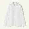 Camicia oversize in popeline di cotone Camicia oversize in popeline di cotone