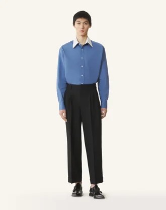 Camicia oversize in popeline di cotone