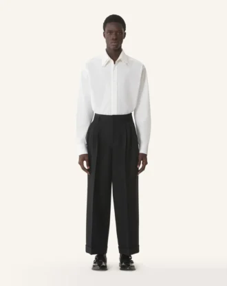 Camicia oversize in popeline di cotone