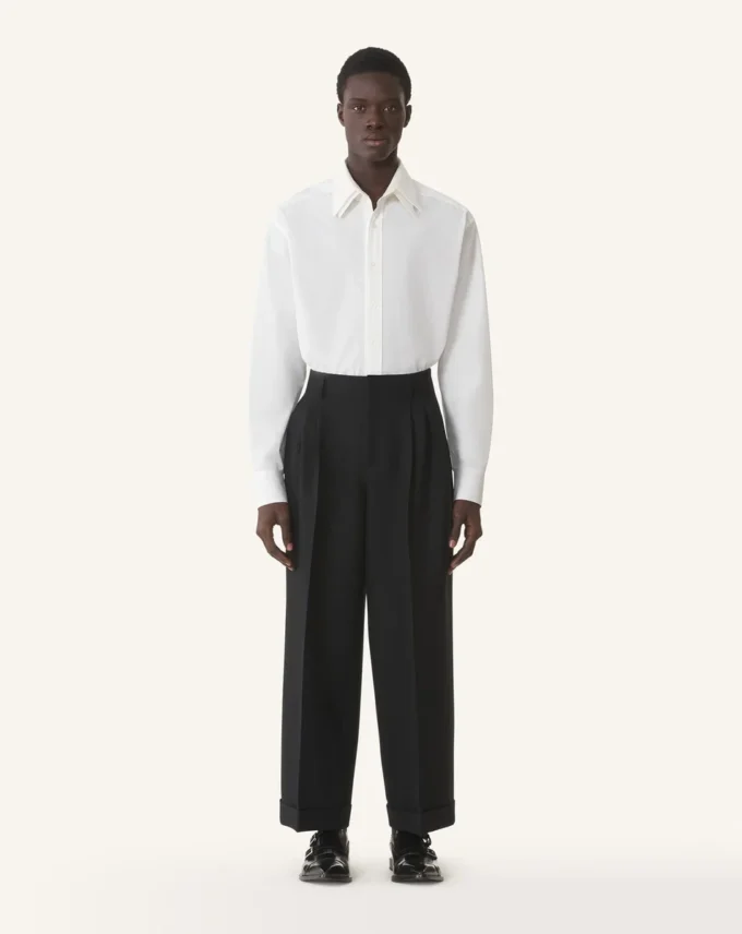 Camicia oversize in popeline di cotone Camicia oversize in popeline di cotone