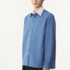 Camicia oversize in popeline di cotone Camicia oversize in popeline di cotone