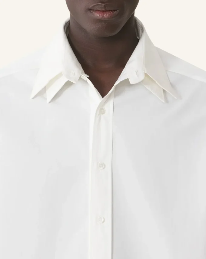Camicia oversize in popeline di cotone Camicia oversize in popeline di cotone