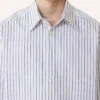 Camicia oversize in popeline di cotone a righe Camicia oversize in popeline di cotone a righe