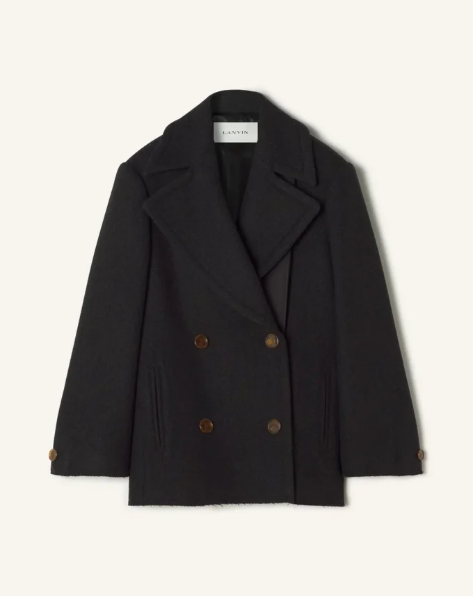 Cappotto corto in lana Cappotto corto in lana
