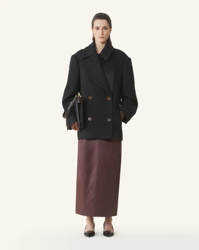 Cappotto corto in lana Cappotto corto in lana