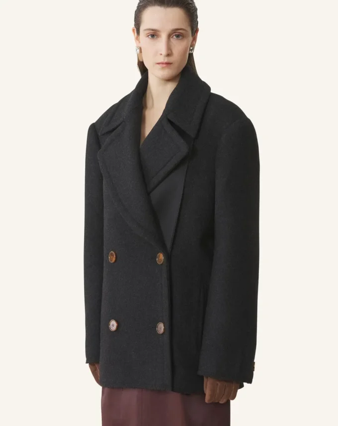 Cappotto corto in lana Cappotto corto in lana