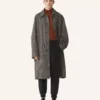 Cappotto in lana a quadri Cappotto in lana a quadri