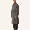 Cappotto in lana a quadri Cappotto in lana a quadri