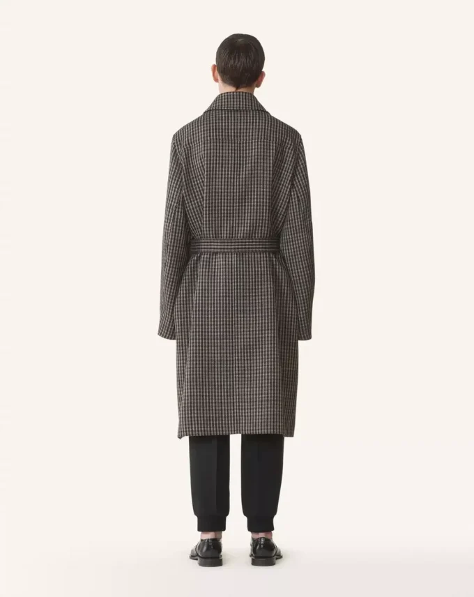 Cappotto in lana a quadri Cappotto in lana a quadri