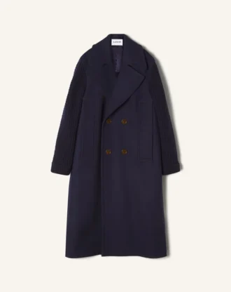 Cappotto lungo in lana