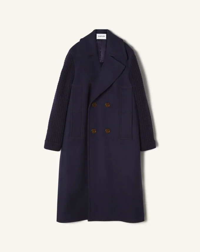Cappotto lungo in lana Cappotto lungo in lana