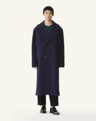 Cappotto lungo in lana