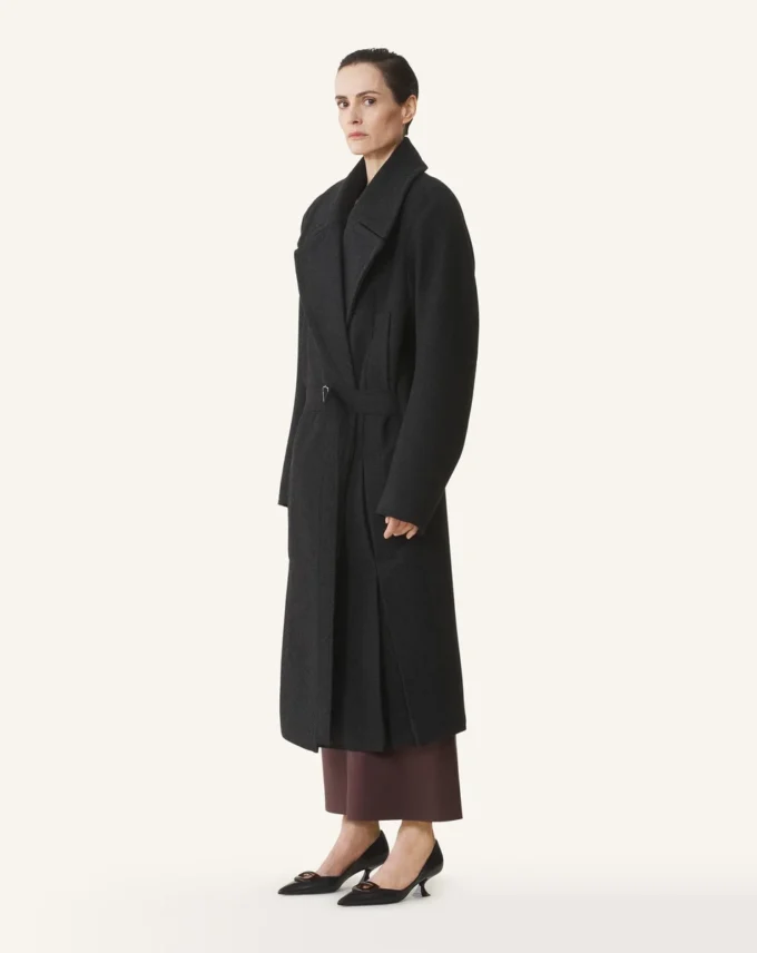 Cappotto lungo in lana Cappotto lungo in lana