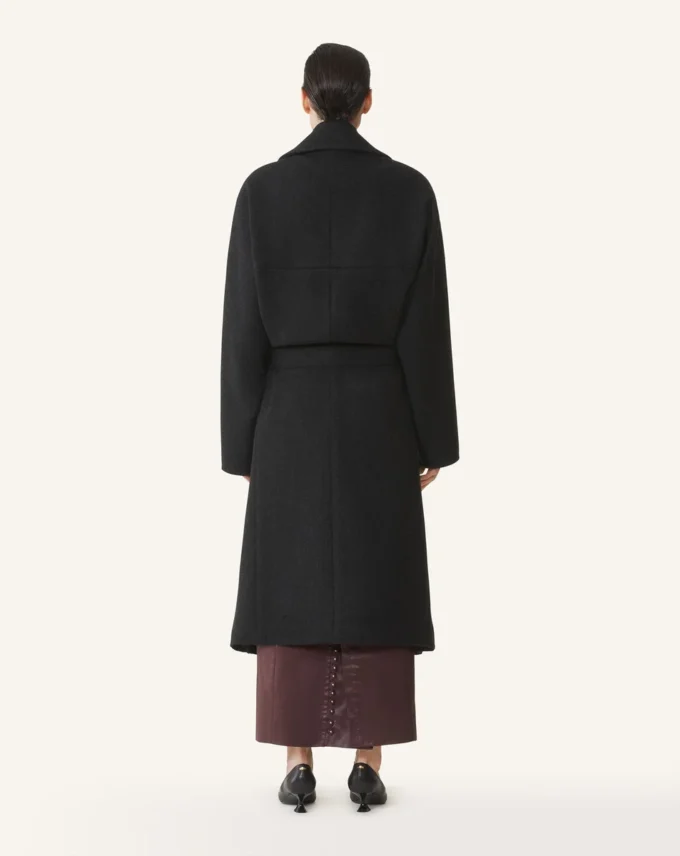 Cappotto lungo in lana Cappotto lungo in lana
