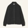 Cardigan con zip in cashmere Cardigan con zip in cashmere