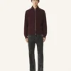 Cardigan con zip in cashmere Cardigan con zip in cashmere
