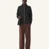 Cardigan con zip in cashmere Cardigan con zip in cashmere