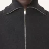 Cardigan con zip in cashmere Cardigan con zip in cashmere
