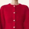 Cardigan in lana a coste Cardigan in lana a coste