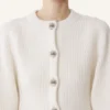 Cardigan in lana a coste Cardigan in lana a coste