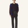 Cardigan oversize in jacquard Cardigan oversize in jacquard