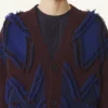 Cardigan oversize in jacquard Cardigan oversize in jacquard