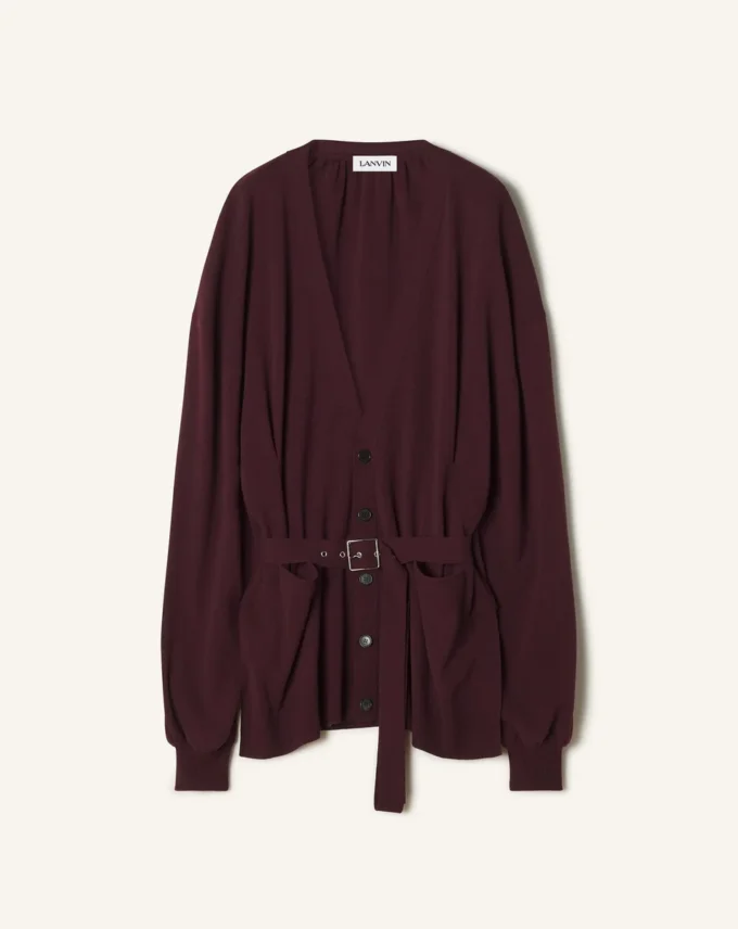 Cardigan oversize in lana e cashmere Cardigan oversize in lana e cashmere