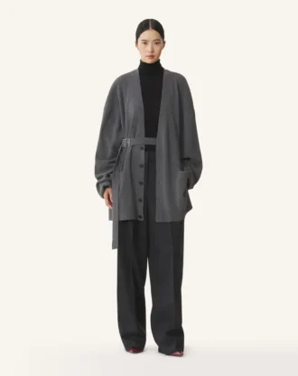 Cardigan oversize in lana e cashmere