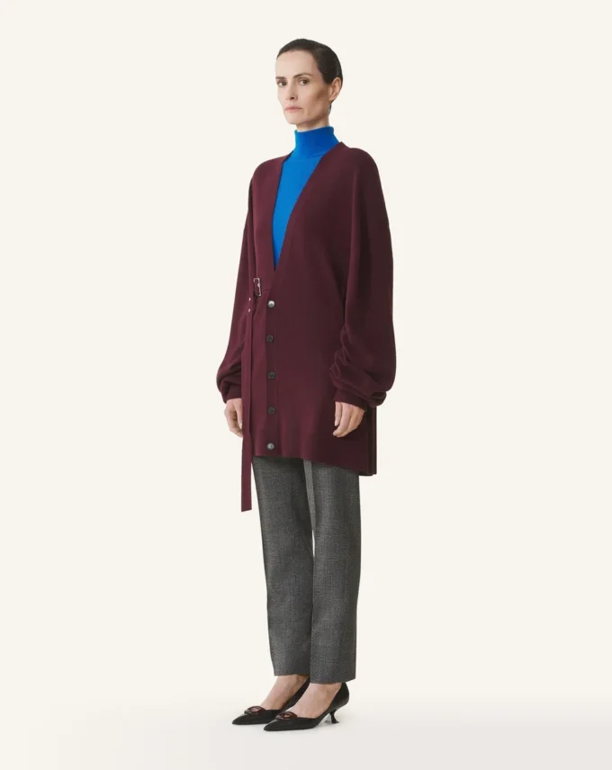 Cardigan oversize in lana e cashmere Cardigan oversize in lana e cashmere