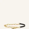 Catch by Lanvin Cintura in pelle e catena metallica Catch by Lanvin Cintura in pelle e catena metallica