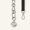Catch by Lanvin Cintura in pelle e catena metallica Catch by Lanvin Cintura in pelle e catena metallica