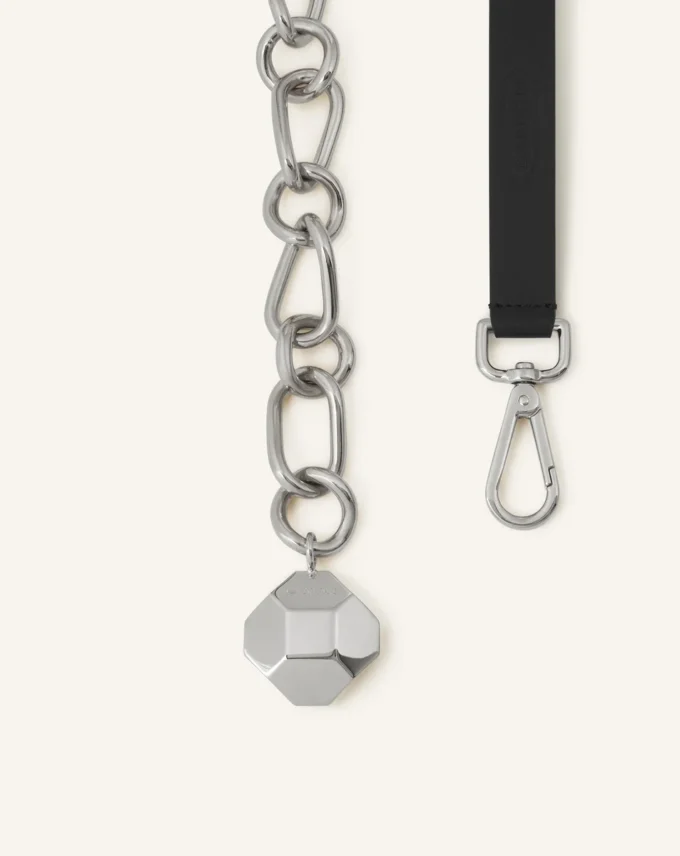 Catch by Lanvin Cintura in pelle e catena metallica Catch by Lanvin Cintura in pelle e catena metallica