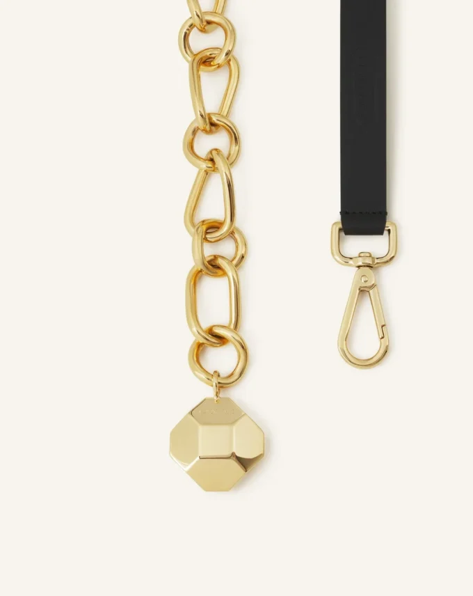 Catch by Lanvin Cintura in pelle e catena metallica Catch by Lanvin Cintura in pelle e catena metallica