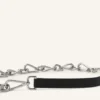 Catch by Lanvin Cintura in pelle e catena metallica Catch by Lanvin Cintura in pelle e catena metallica