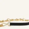 Catch by Lanvin Cintura in pelle e catena metallica Catch by Lanvin Cintura in pelle e catena metallica