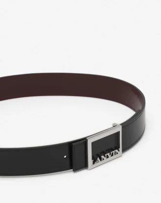 Cintura reversibile in pelle Lanvin Signature