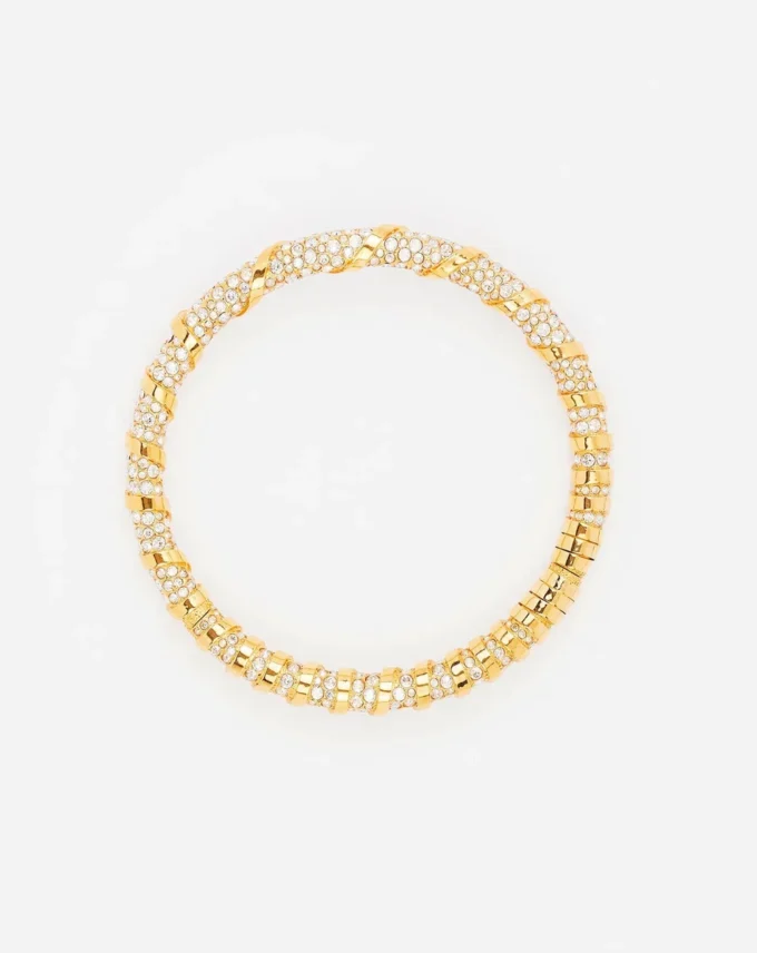 Collana girocollo Melodie con strass Collana girocollo Melodie con strass