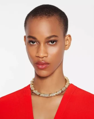 Collana girocollo Melodie con strass