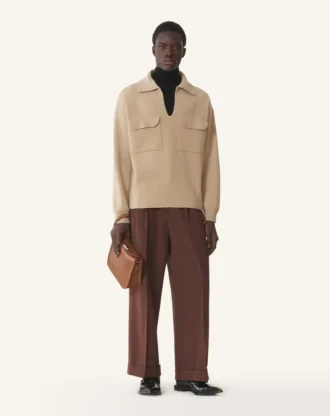 compagnon pochette asimmetrica in pelle 2 330x416 - Polo in cashmere