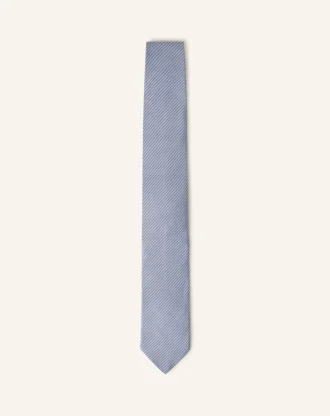 Cravatta in seta con mini motivo chevron