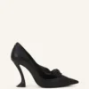 Décolleté con fiocco in pelle Midnight Step Décolleté con fiocco in pelle Midnight Step