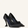 Décolleté con fiocco in pelle Midnight Step Décolleté con fiocco in pelle Midnight Step