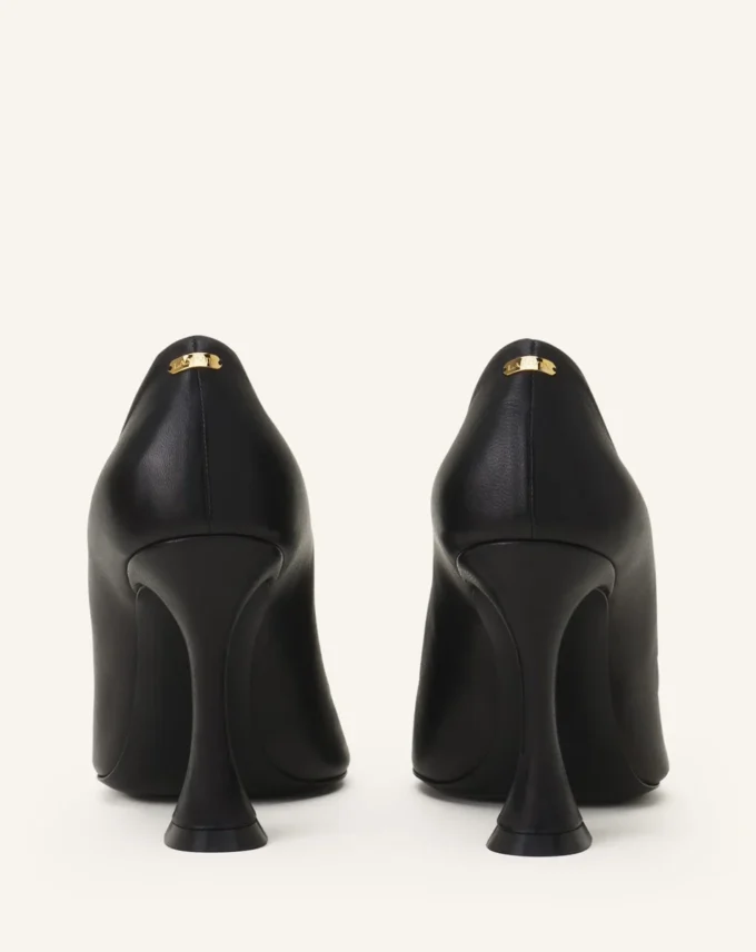 Décolleté con fiocco in pelle Midnight Step Décolleté con fiocco in pelle Midnight Step