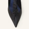 Décolleté con fiocco in pelle Midnight Step Décolleté con fiocco in pelle Midnight Step