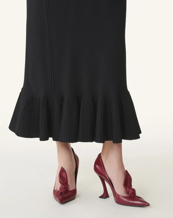 Décolleté con fiocco in pelle Midnight Step Décolleté con fiocco in pelle Midnight Step