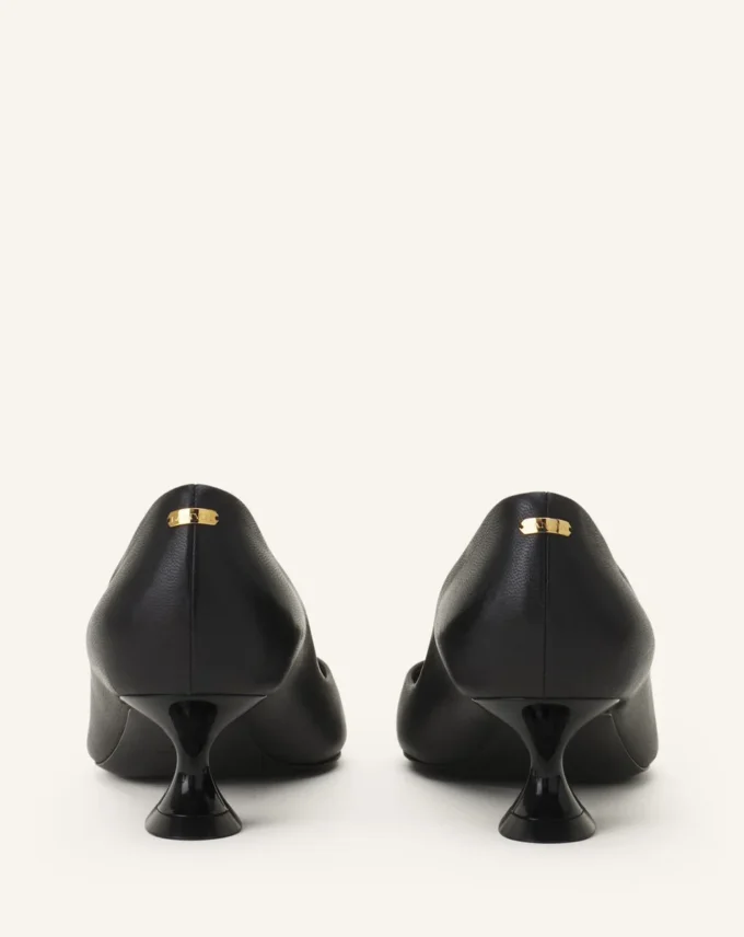 Décolleté in pelle Midnight Step con fibbia Décolleté in pelle Midnight Step con fibbia