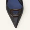 Décolleté in pelle Midnight Step con fibbia Décolleté in pelle Midnight Step con fibbia